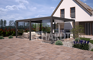 Erhardt Qube Skyline – Das auffahrbare Lamellendach für Ihren exklusiven Außenbereich